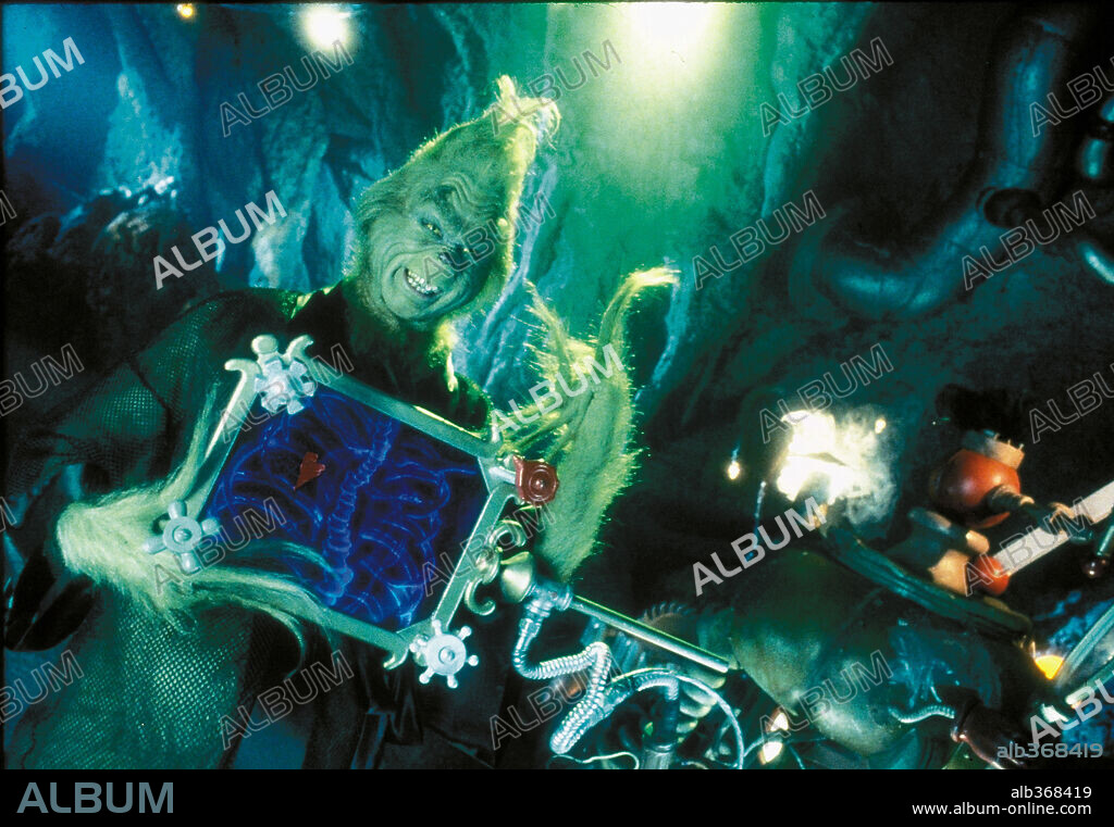 JIM CARREY en EL GRINCH, 2000 (HOW THE GRINCH STOLE CHRISTMAS), dirigida por RON HOWARD. Copyright UNIVERSAL.