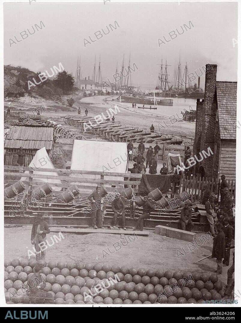 Yorktown Landing. Artist: James F. Gibson (American, born 1828). Former Attribution: Formerly attributed to Mathew B. Brady (American, born Ireland, 1823?-1896 New York). Date: 1862.