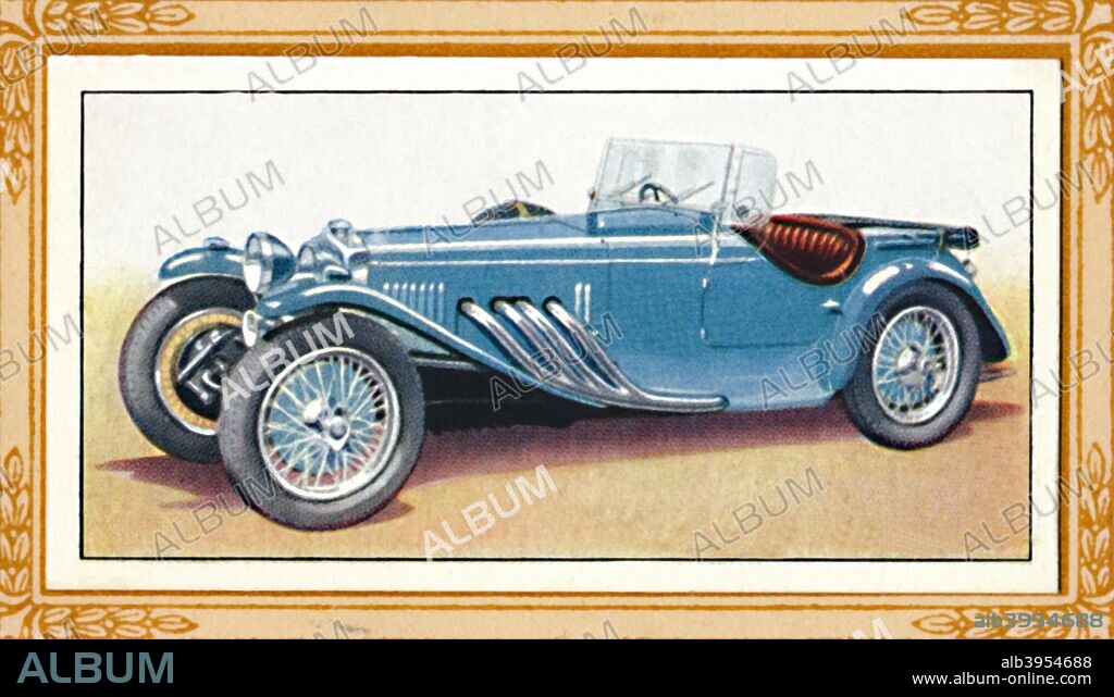 'Frazer Nash Shelsey Two-Seater', c1936. Frazer Nash is a British sports car manufacturer founded in 1922 by Archibald Frazer-Nash. From An Album of Motor Cars. [John Player & Sons, London, c1936].