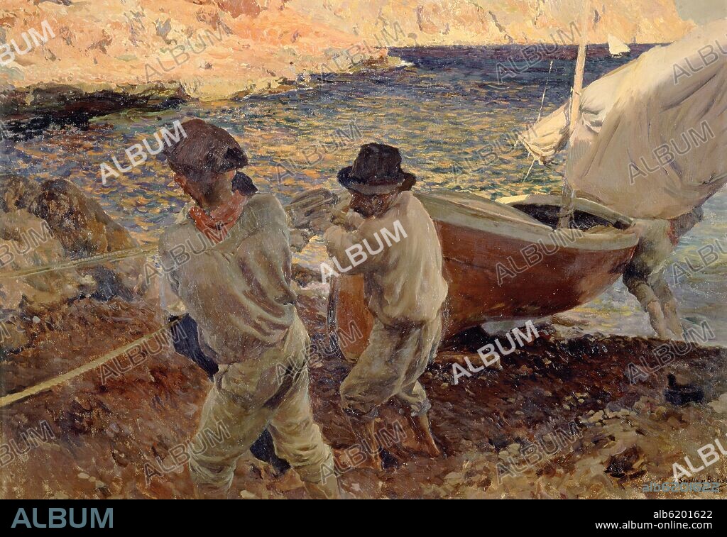 JOAQUIN SOROLLA. FIN DE LA JORNADA - 1900.