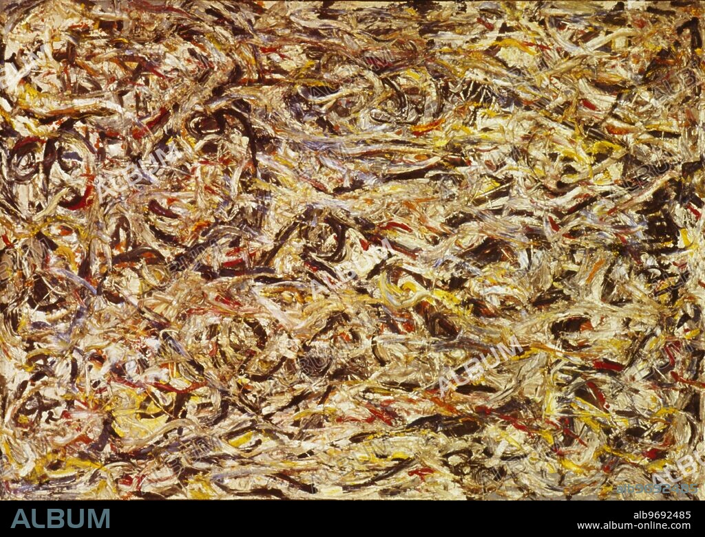 Earth Worms. by Jackson Pollock (1912-56). Tel Aviv Museum. Paul Jackson Pollock (January 28, 1912 - August 11, 1956) was an influential American artist and a major force in the Abstract Expressionism movement. Pollock had a passion for painting and went to study art in 1929 at the Art Student Leage. He did a lot of Abstract Expression work.. ©TopFoto.