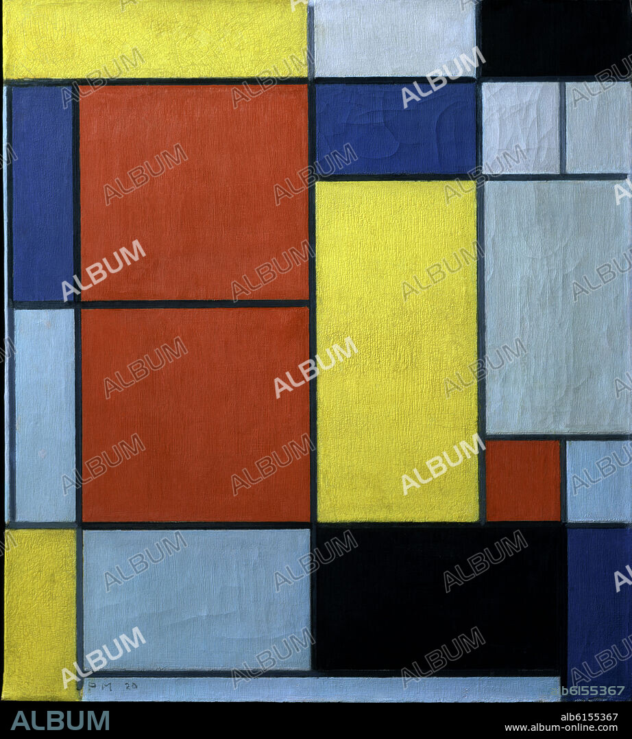 PIET MONDRIAN (1872-1944) PIET MONDRIAAN. TABLEAU II COMPOSICION 1902.