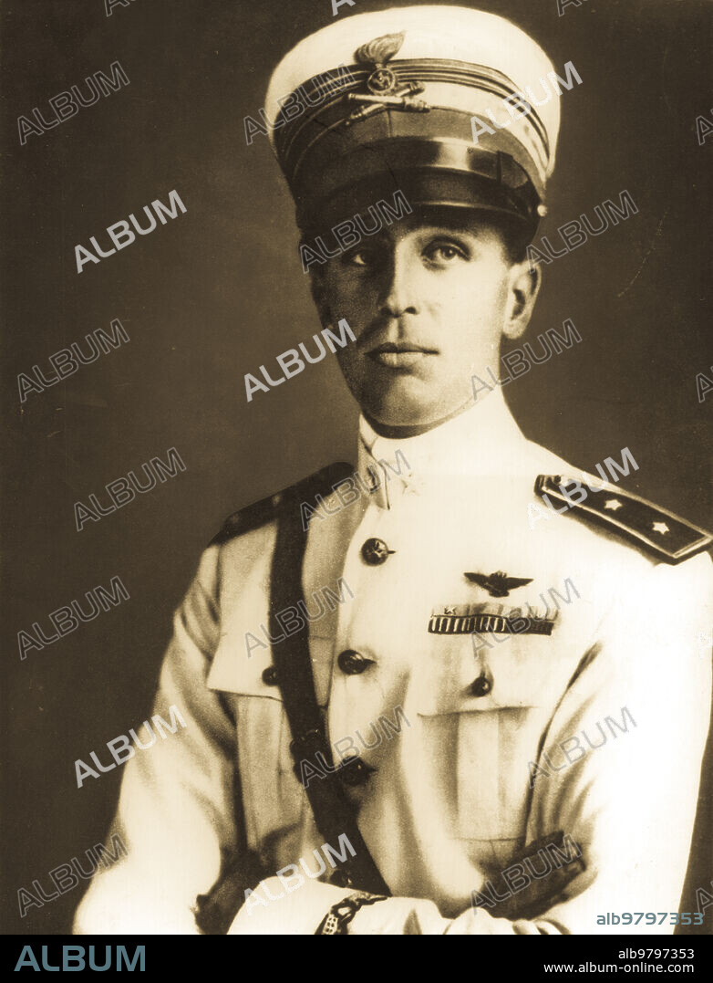 Amedeo Duke of Aosta, commander of troops in Tripolitania, 1927.