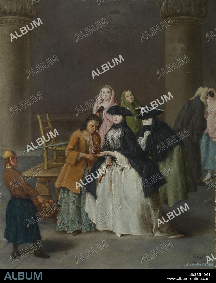 PIETRO LONGHI. A Fortune Teller at Venice.