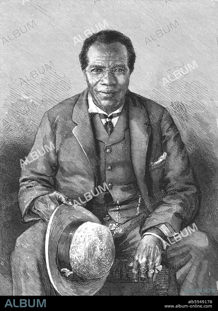 UNKNOWN. ''Ja-Ja, The Deposed and Exiled King of Opobo,West Africa', 1888. From, 'The Graphic. An Illustrated Weekly Newspaper Volume 38. July to December, 1888'.