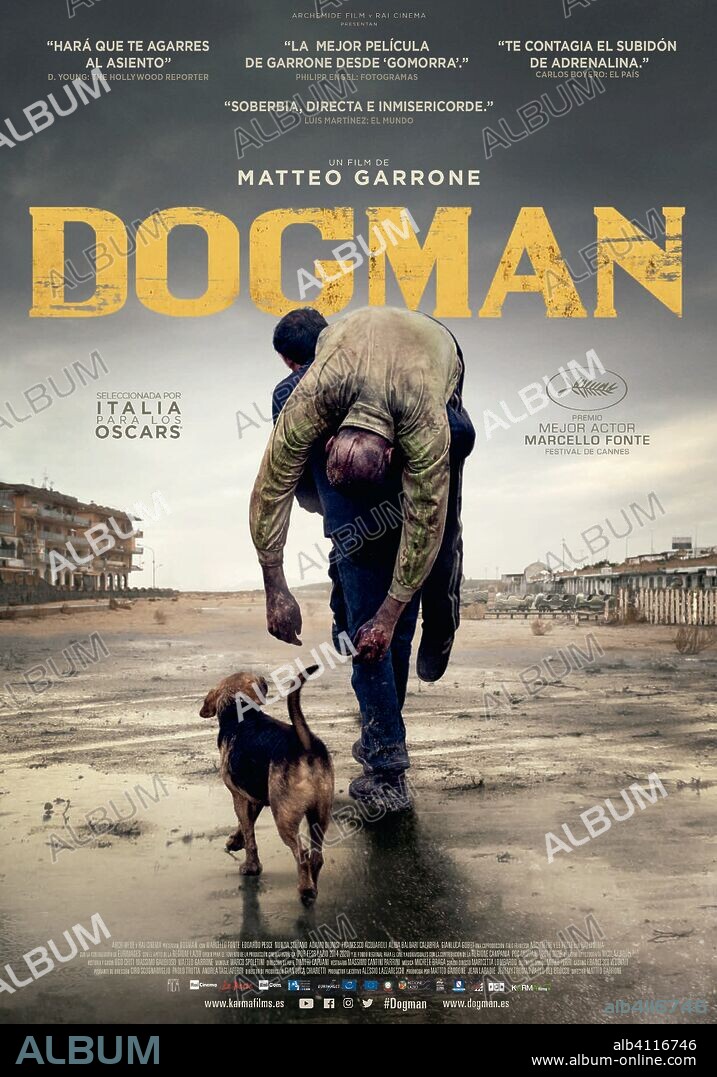Affiche de DOGMAN, 2018, réalisé par MATTEO GARRONE. Copyright Archimede / Le Pacte / RAI / Eurimages.