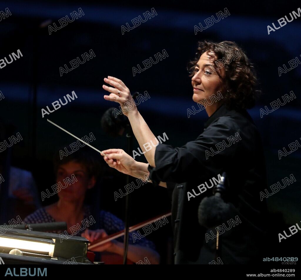 ©PHOTOPQR/LE DAUPHINE ; ROUX PATRICK /PHOTOPQR/ LE DAUPHINE LIBERE/ ORANGE.CHOREGIE 2018.MEFISTOFELE BOITO.DE FAUST.NATHALIE STUTZMAN CHEF D'ORCHESTRE . CHOREGIES D'ORANGE. Mefistofele. Boito. Thursday 5 July . Monday 9 July.