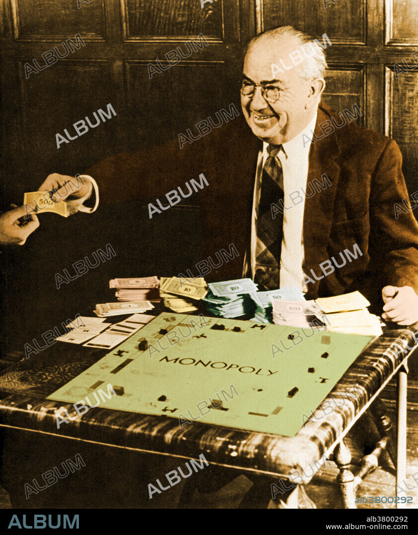 Charles Darrow (1889-1967), known as the inventor of the Monopoly board game. Darrow sold his version of Monopoly to Parker Brothers in 1935. Monopoly's precursor was The Landlord's Game, created by Elizabeth Magie.