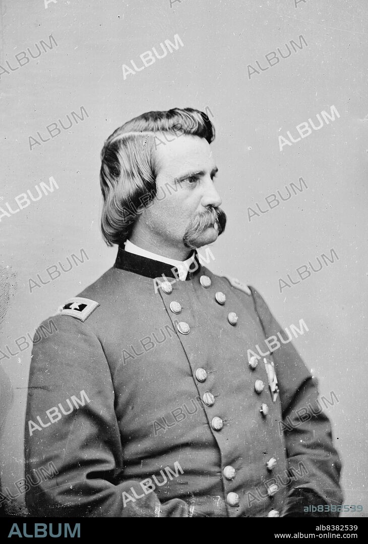 Gen. John A. Logan, between 1855 and 1865. [Soldier and politician: general in the Union Army during the American Civil War, winning the Medal of Honor for his role in the capture of Vicksburg in 1863].