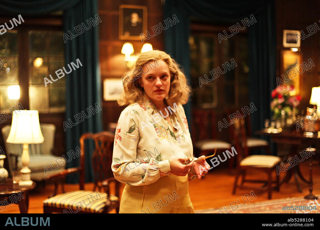ELISABETH MOSS dans SHIRLEY, 2020, réalisé par JOSEPHINE DECKER. Copyright LAMF / Killer Films.