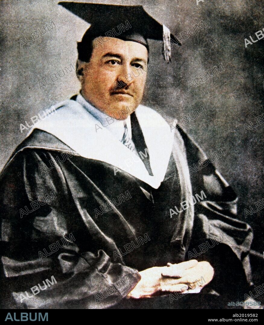 Vicente Blasco Ibanez (1867-1928). Spanish writer. Honoris Causa by the University of Washington.