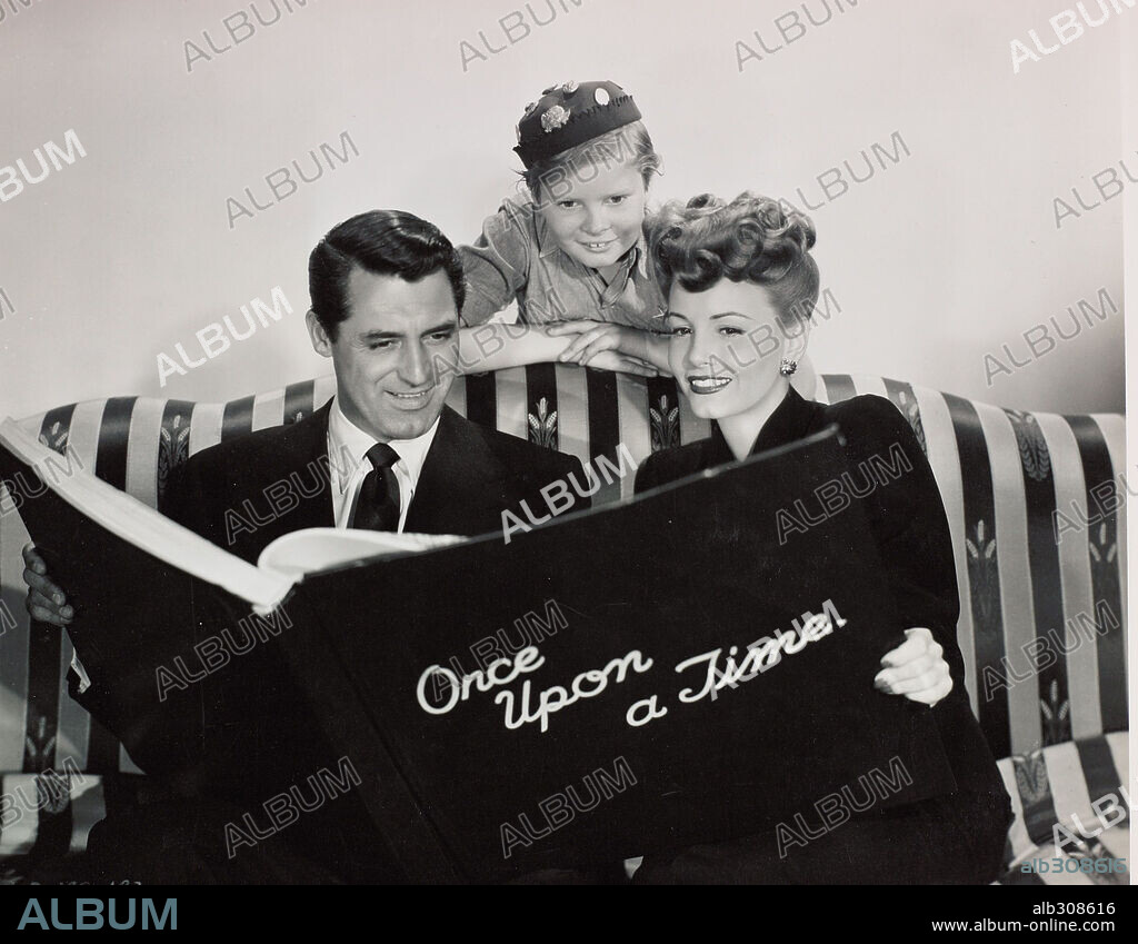 CARY GRANT, JANET BLAIR and TED DONALDSON in ONCE UPON A TIME, 1944, directed by ALEXANDER HALL. Copyright COLUMBIA PICTURES.