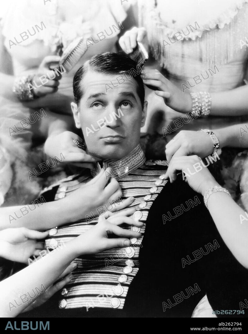 MAURICE CHEVALIER in THE MERRY WIDOW, 1934, directed by ERNST LUBITSCH. Copyright M.G.M.