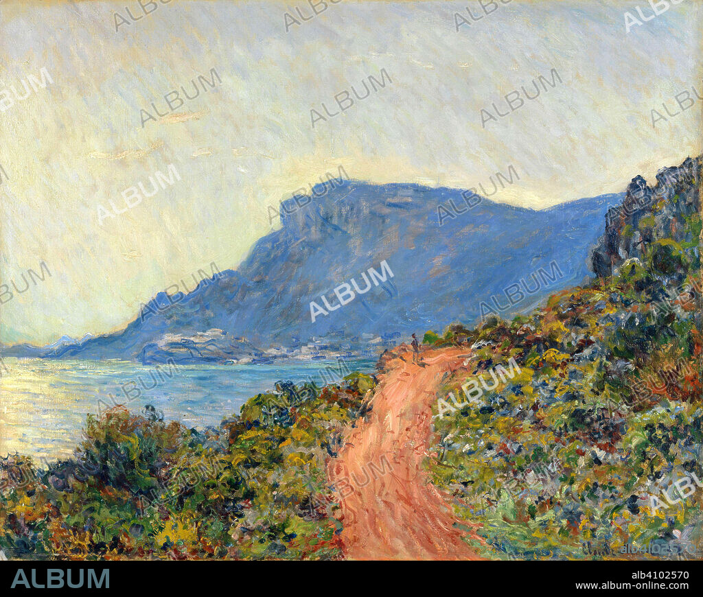 CLAUDE MONET. La Corniche near Monaco. La Corniche bij Monaco. Dating: 1884. Measurements: h 75 cm × w 94 cm.