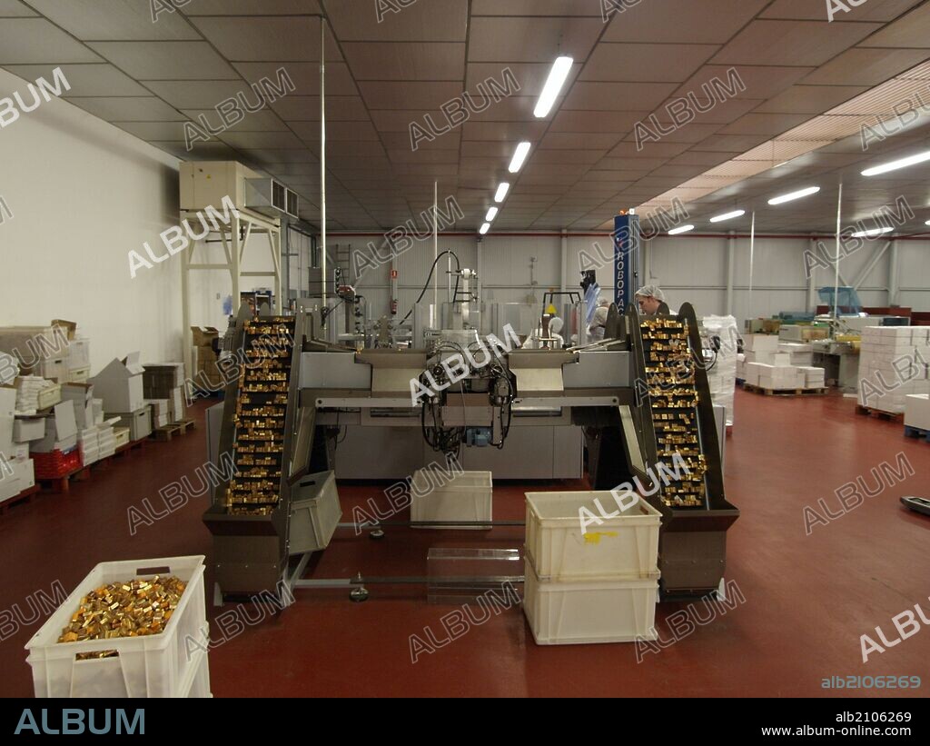 FABRICA DE CHOCOLATE TRAPA. ENVASADO Y EMPAQUETADO.