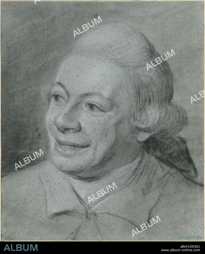 Portrait of the draftsman Dirk Versteegh at the age of 21. Draughtsman: Jurriaan Andriessen. Dating: 1752 - 1819. Measurements: h 245 mm × w 207 mm.