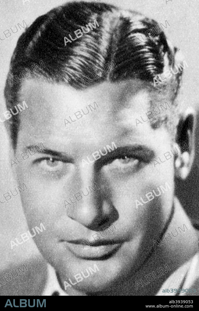 Richard Arlen, American actor, 1934-1935. Born Cornelius Richard Van Mattimore, Arlen starred in silent pictures in the late 1920s before making the transition to talking films. Taken from Meet the Film Stars, by Seton Margrave. (London, 1934-1935).