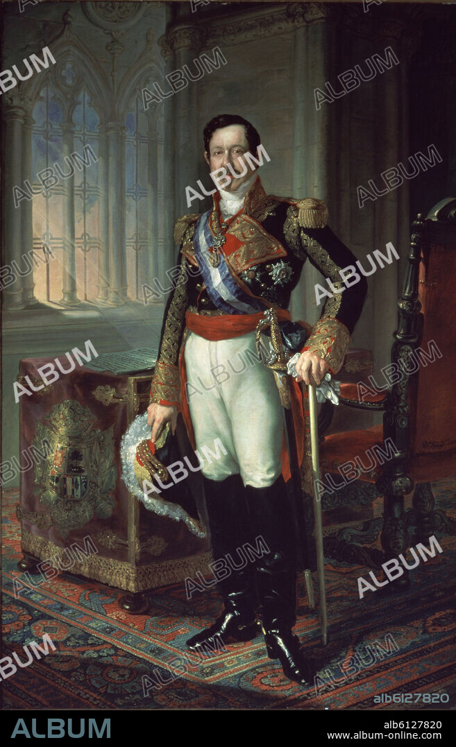 VICENTE LOPEZ PORTAÑA. EL GENERAL RAMON MARIA NARVAEZ I DUQUE DE VALENCIA (1800-1868) - 1849.