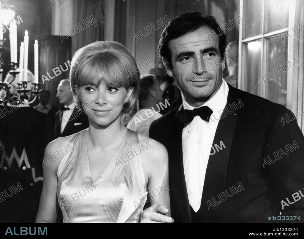 MIREILLE DARC and VENANTINO VENANTINI in GALIA, 1966, directed by GEORGES LAUTNER. Copyright X.