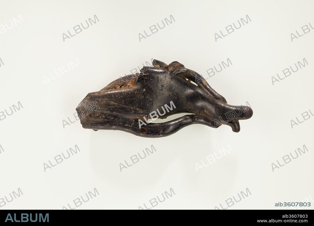 Lump of glass slag. Dimensions: l. 5.2 × w. 2.5 cm (2 1/16 × 1 in.). Date: 1st Century  B.C.-1st Century A.D..