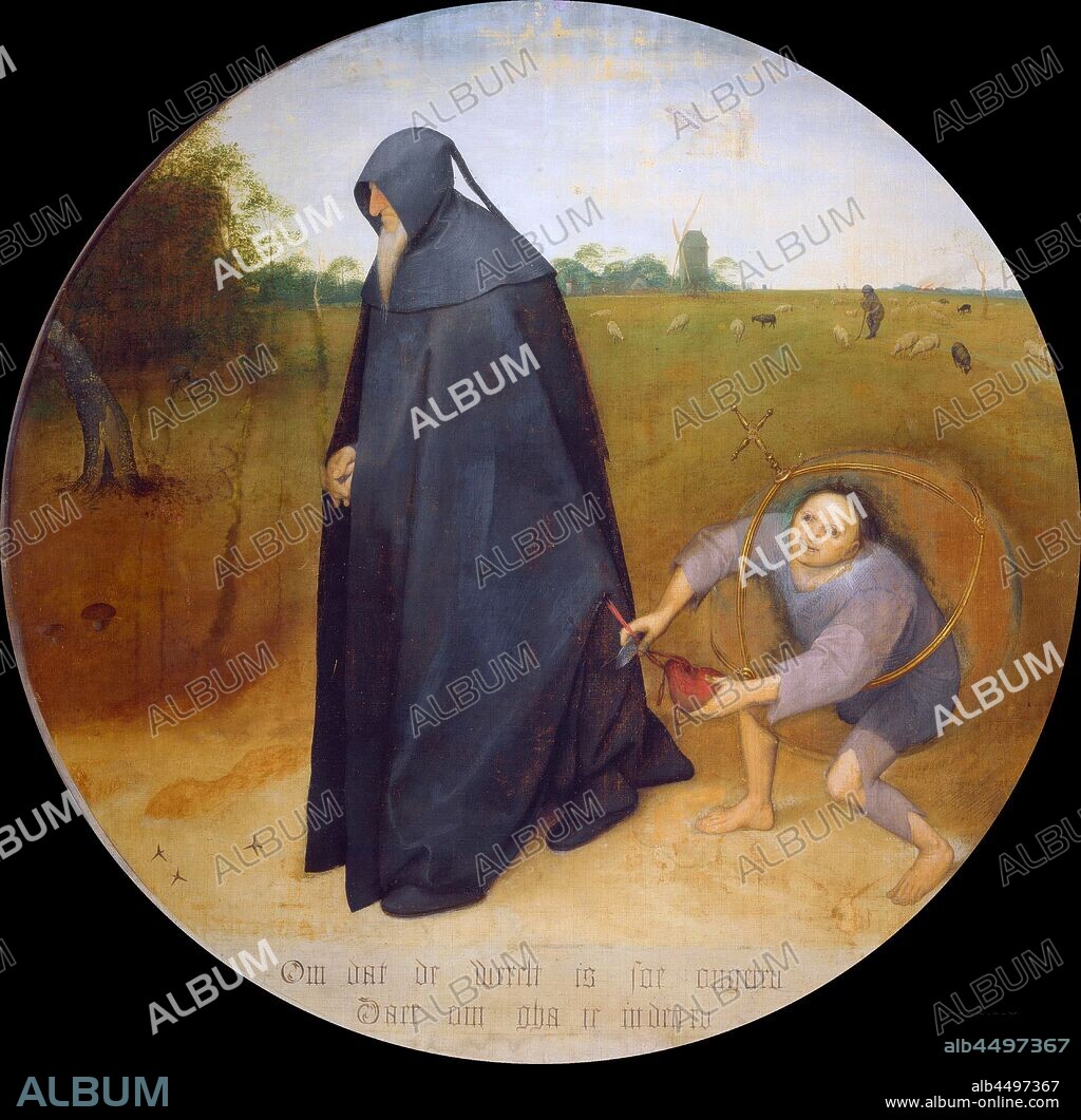 BRUEGEL (BRUEGHEL), PIETER, THE ELDER. The Misanthrope.