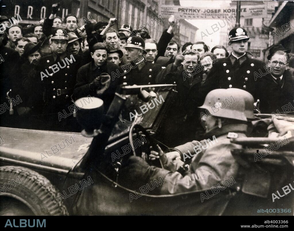 German troops enter Prague, 15th March 1939.