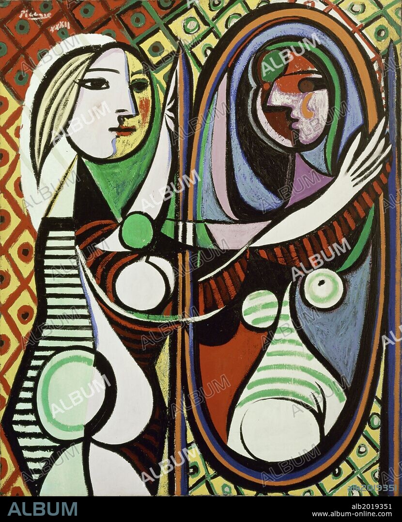 Pablo Picasso / 'Girl in front of Mirror', 1932, Óleo sobre lienzo, 162 x 130 cm.