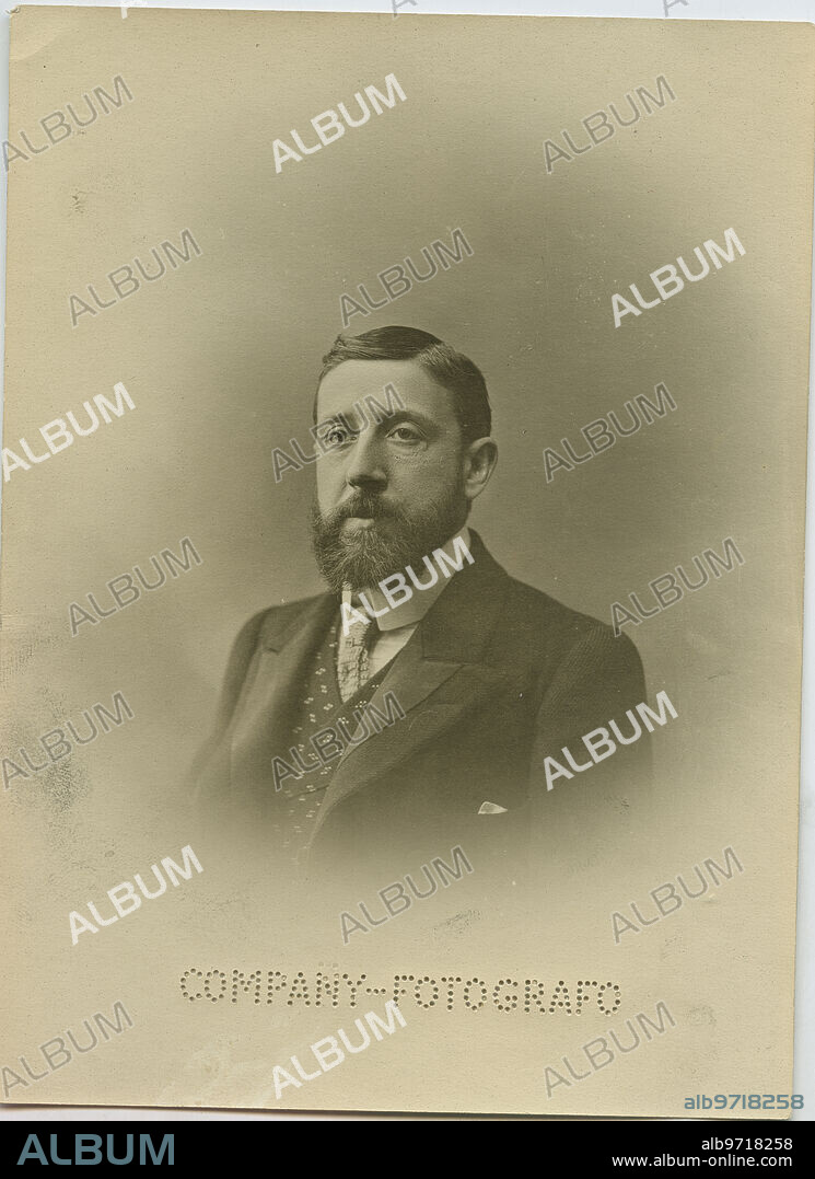 Madrid, 1903. Retrato de Fernando Sartorius, ministro plenipotenciario de España en Lisboa.