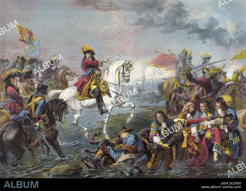 Battle of the Boyne, which took place in 1690 near Drogheda, Ireland.  The battle was fought between the armies of the deposed King James II of England and Prince William of Orange.