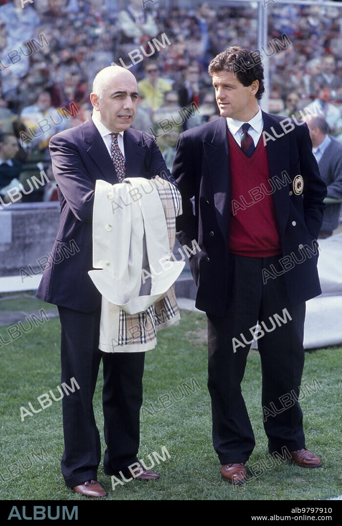 Fabio capello, adriano galliani, football, '90.