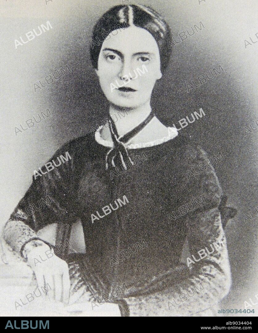 Emily Dickinson (1830-1886) American poet. A mystical recluse, she lived all her life at Amherst, Mass., USA.