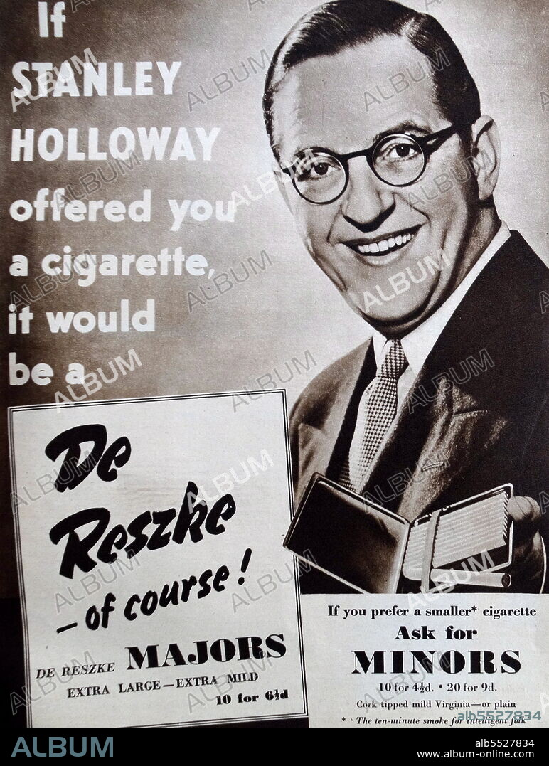 Stanley Augustus Holloway OBE (1 October 1890 - 30 January 1982) was an English actor, comedian, singer and monologist. He was famous for his comic and character roles on stage and screen, especially that of Alfred P. Doolittle in My Fair Lady. He was also renowned for his comic monologues and songs, which he performed and recorded throughout most of his 70-year career.
