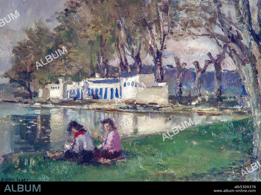 Josep Maria Mallol Suazo / 'Lago de Banyoles', siglo XX.