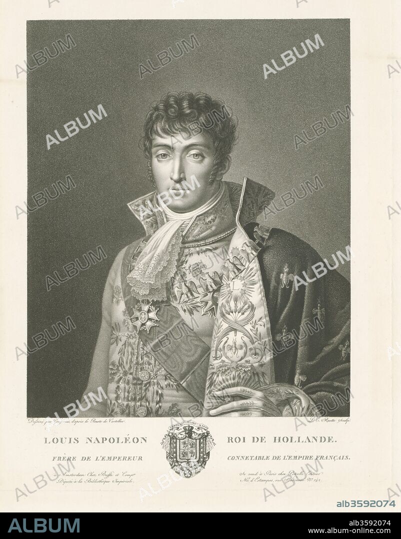 LOUIS CHARLES RUOTTE. Louis Napoléon Bonaparte (1778-1846), King of Holland.