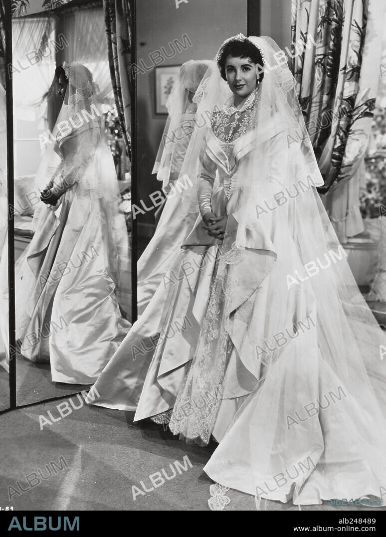 ELIZABETH TAYLOR en EL PADRE DE LA NOVIA, 1950 (FATHER OF THE BRIDE), dirigida por VINCENTE MINNELLI. Copyright M.G.M.