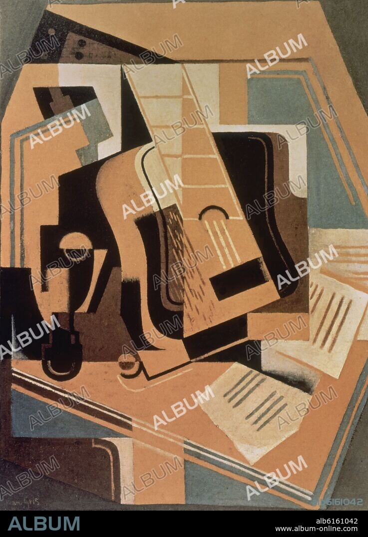 JUAN GRIS. 'La guitarra', 1918, Óleo sobre lienzo, 81 x 59,5 cm, DO00278.