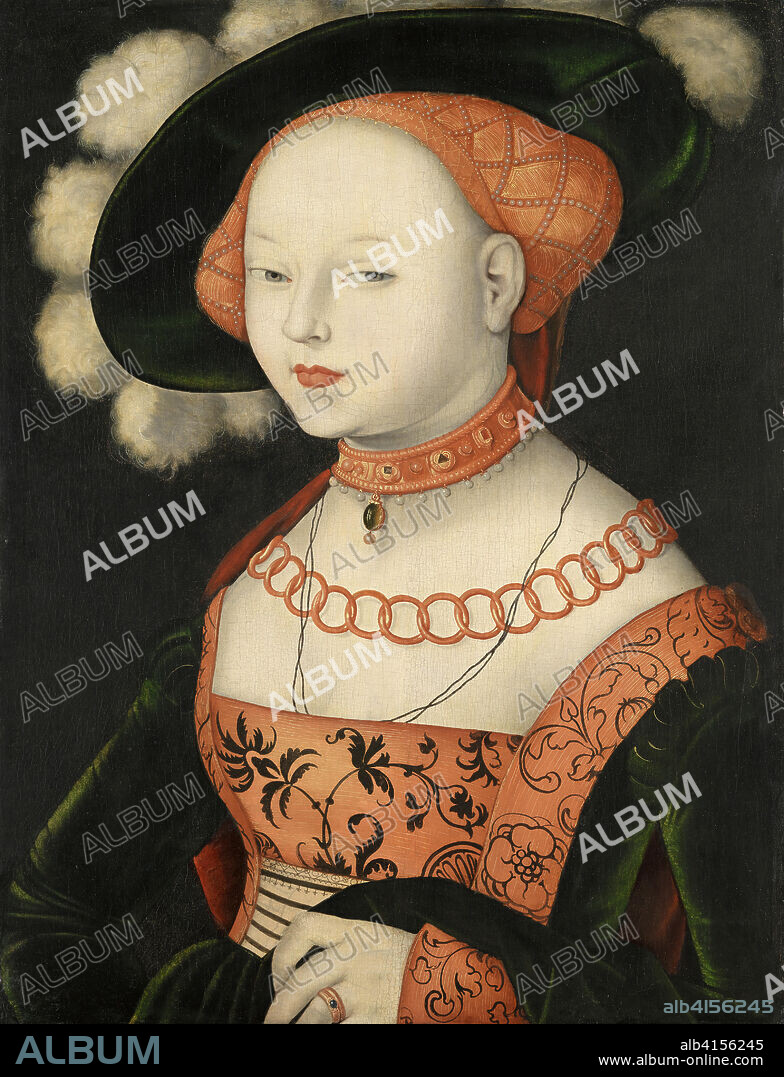 Hans Baldung Grien (Schwäbish Gmünd, 1484/85 - Strasbourg, 1545). Portrait of a Lady. Oil on panel. 69.2 x 52.5 cm.