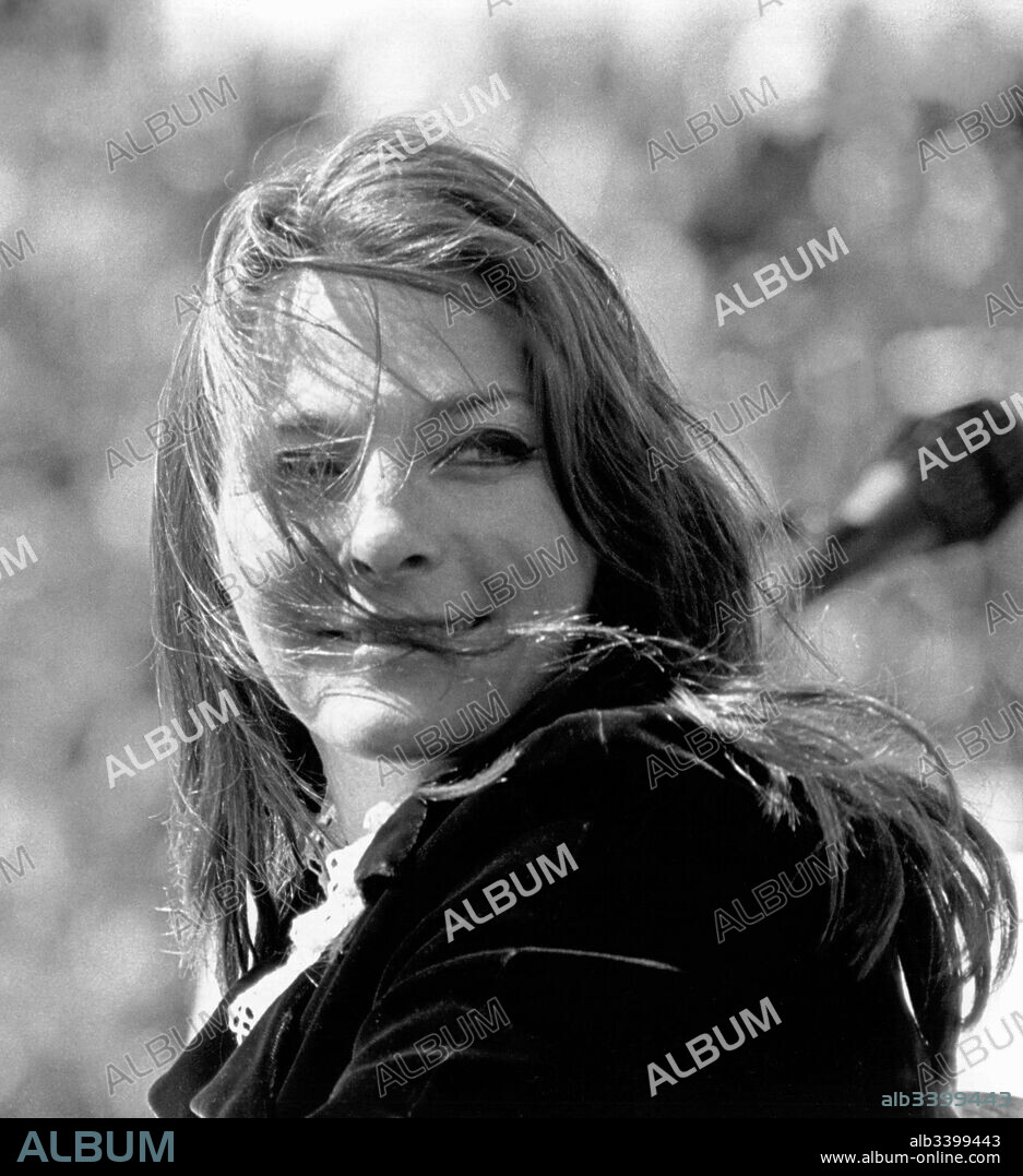 San Francisco, California::  c. 1968 A photo of singer and songwriter Judy Collins at an anti Vietnam war demonstration in Golden Gate Park.