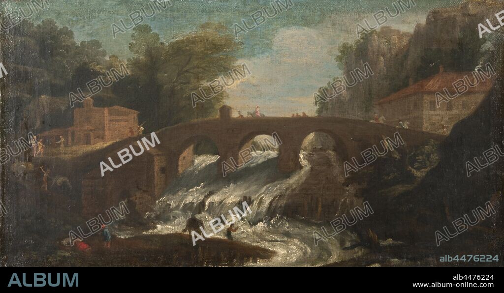 Landscape, Oil on canvas, Height, 33.5 cm (13.1 inches), Width, 61.5 cm (24.2 inches).