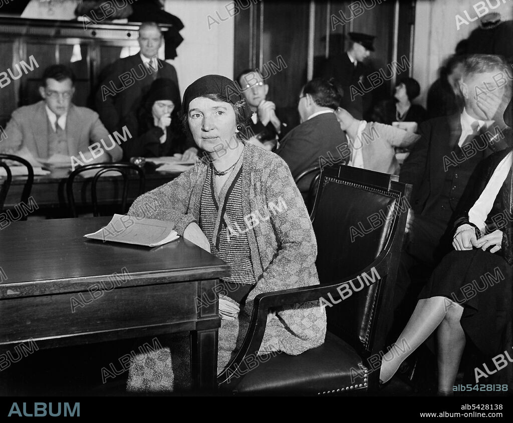 Margaret Sanger (1879-1966), American Birth Control Activist, Sex Educator and Nurse, Seated Portrait, Harris & Ewing, 1931.