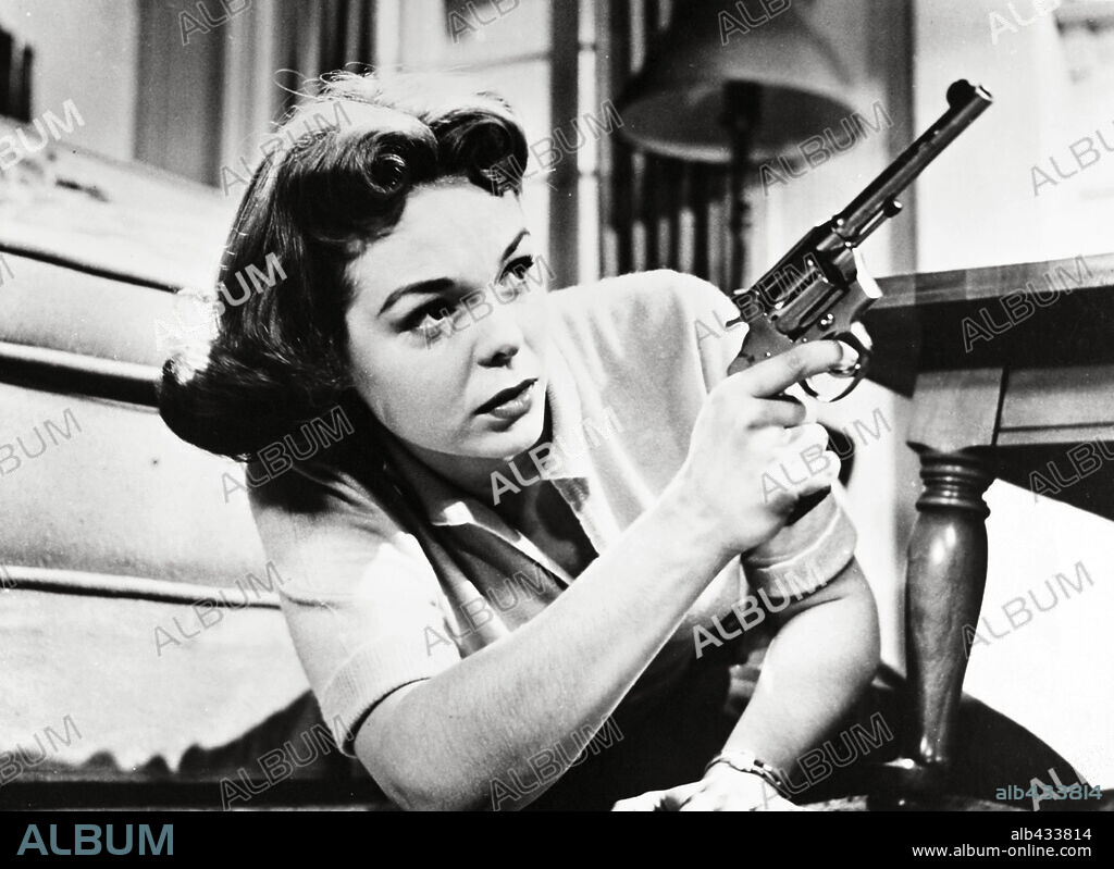NANCY GATES in SUDDENLY, 1954, directed by LEWIS ALLEN. Copyright UNITED ARTISTS.
