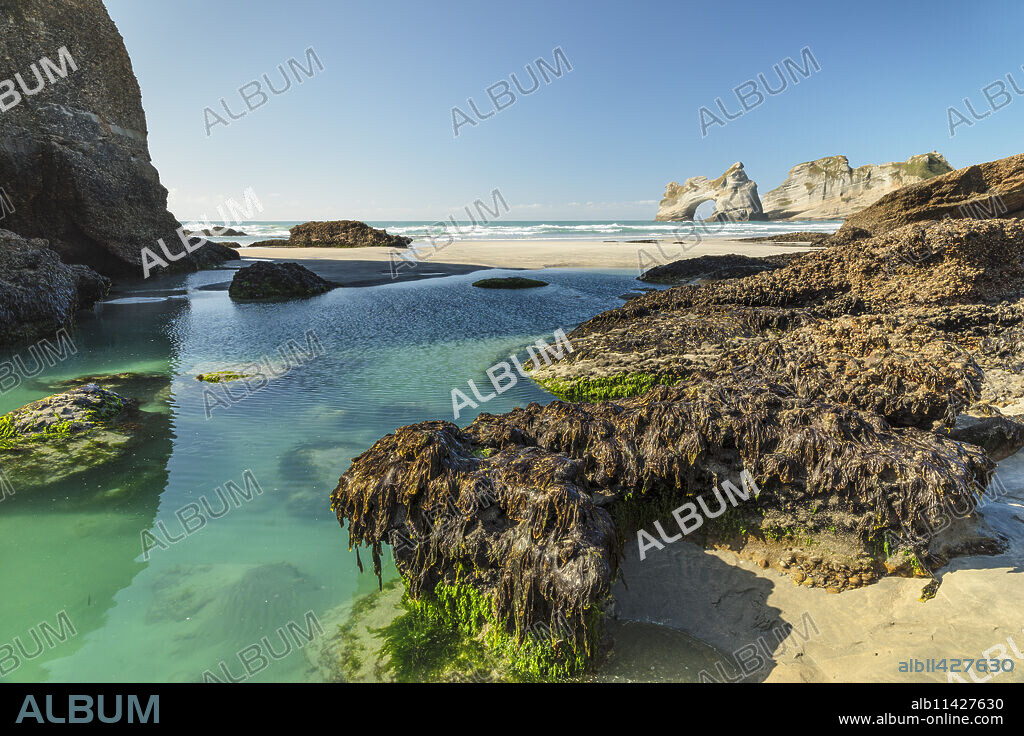 Wharariki Beach, Golden Bay, Tasman, South Island, New Zealand, Pacific.