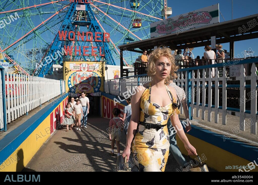 JUNO TEMPLE in WONDER WHEEL, 2017, directed by WOODY ALLEN. Copyright AMAZON STUDIOS/GRAVIER PRODUCTIONS/PERDIDO PRODUCTIONS.