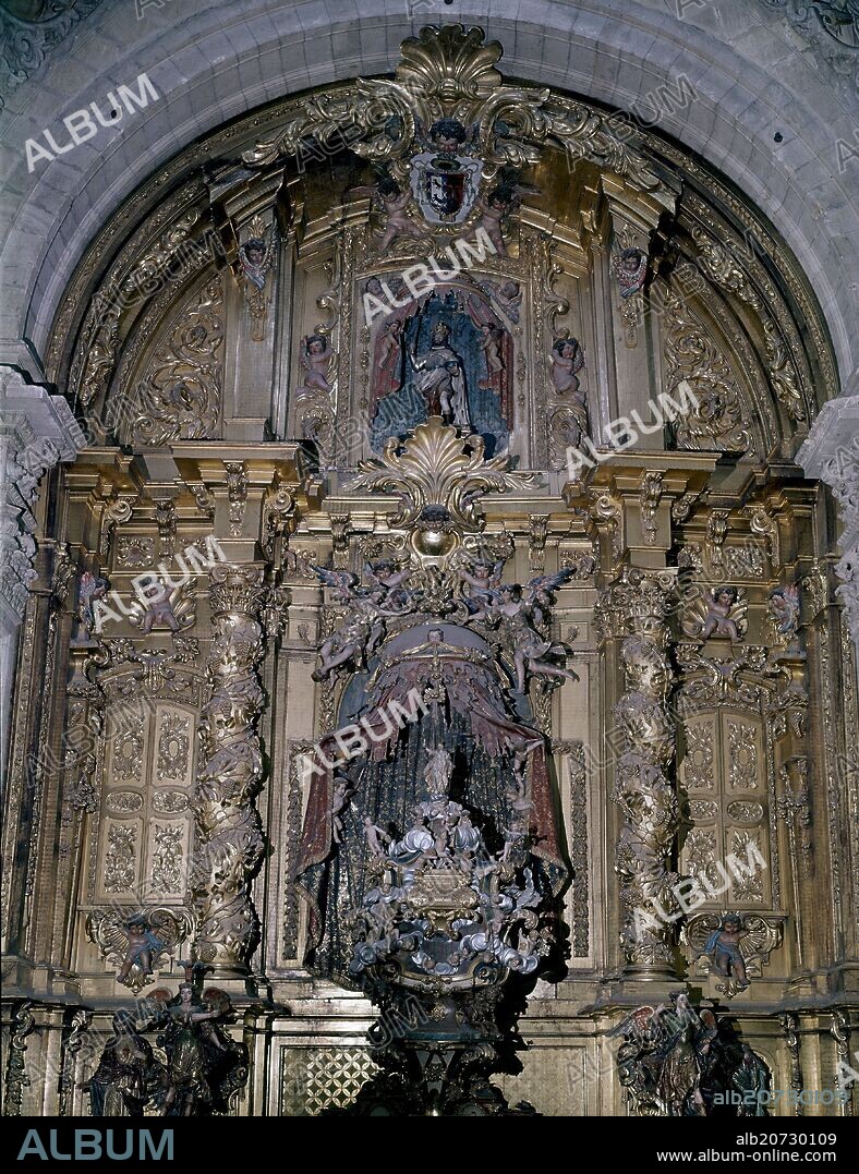 JOSÉ BENITO DE CHURRIGUERA. CAPILLA DEL SAGRARIO-RETABLO MAYOR.