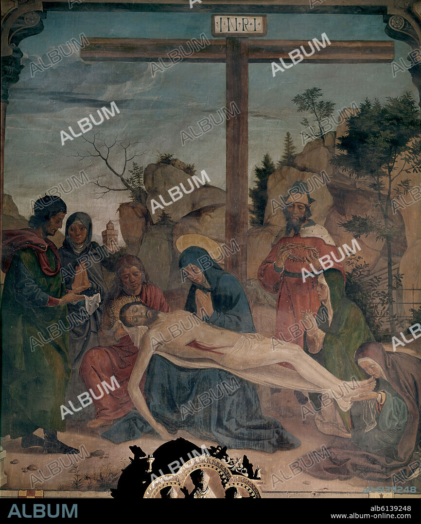 JUAN DE BORGONA. SALA CAPITULAR - TESTERO - LA PIEDAD - 1504/1512- PRIMER RENACIMIENTO - PINTURA AL FRESCO.