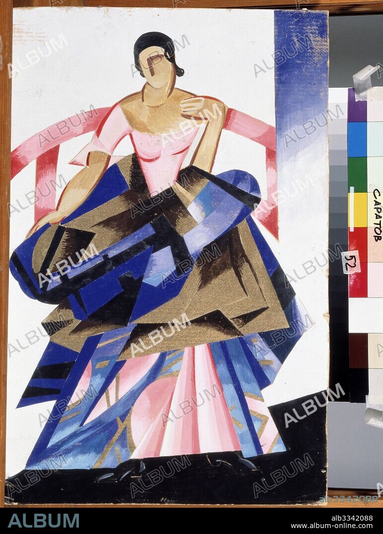 ALEXANDRA EXTER. Costume design for the theatre play Romeo and Juliet by W. Shakespeare.