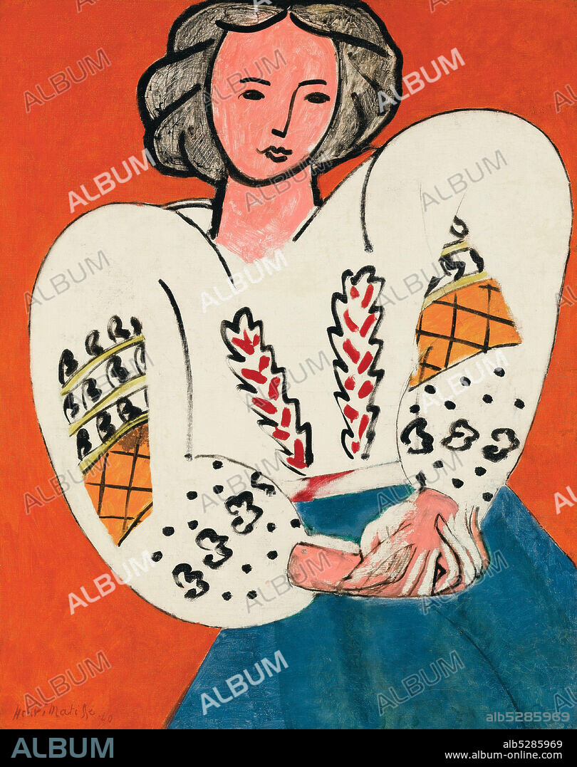HENRI MATISSE. La Blouse roumaine.