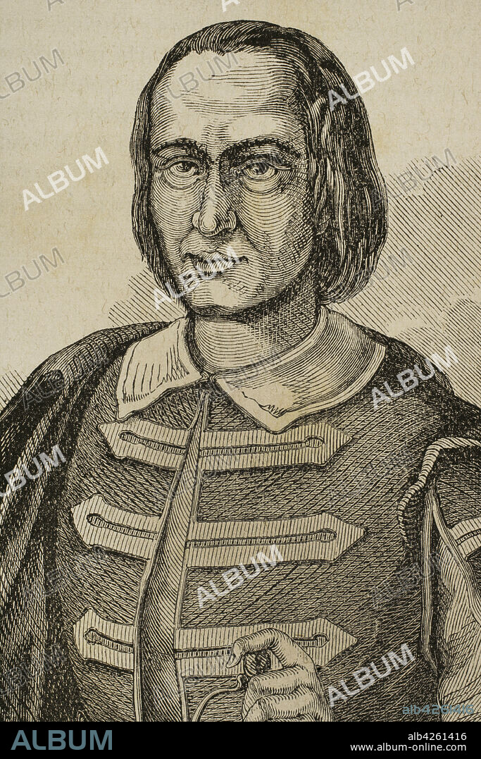 Pedro Antonio Veciana (Pere Anton Veciana i Rabassa) (Sarral, h. 1682-Valls, 1736). Payés y político catalán. Partidario de Felipe V, se estableció en Valls donde en 1718 luchó contra los guerrilleros que se alzaban contra los Borbones. En 1719 organizó una escuadra para la defensa de Valls. Su eficacia le valió el que permaneciera como cuerpo de defensa permanente bajo su mando. Fue nombrado primer comandante de las Escuadras de Cataluña. Retrato. Grabado. Historia de las Escuadras de Cataluña, 1876.
