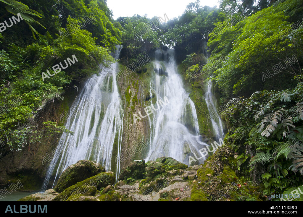 Beautiful Mele-Maat cascades in Port Vila, Island of Efate, Vanuatu, South Pacific, Pacific.