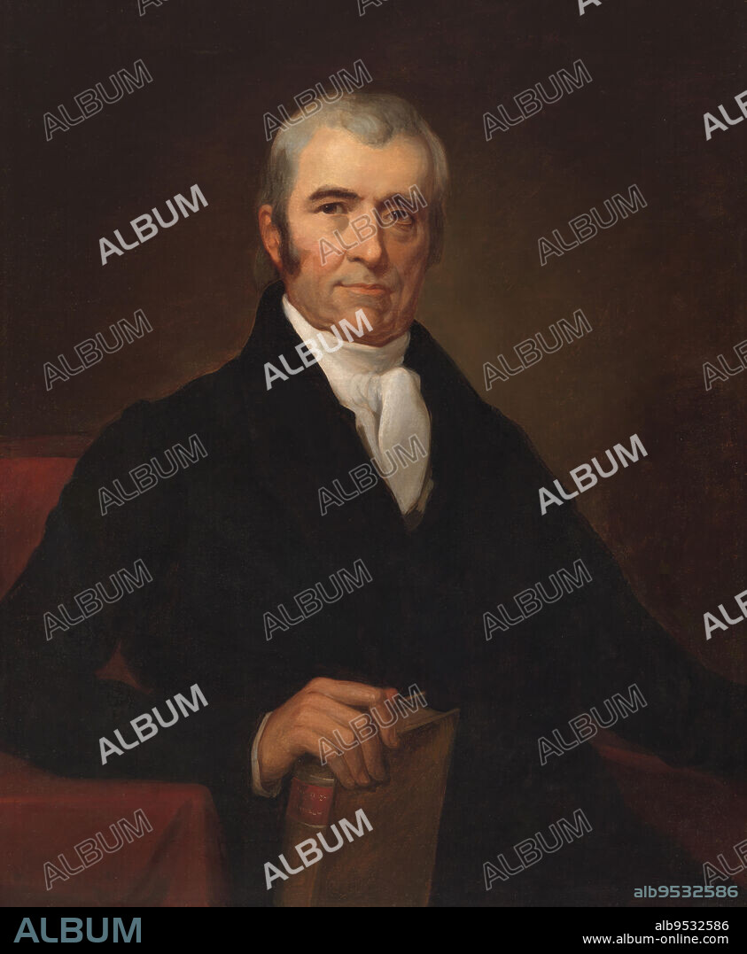 JAMES REID LAMBDIN and HENRY INMAN (copy). John Marshall. oil on canvas. Date: after 1831.